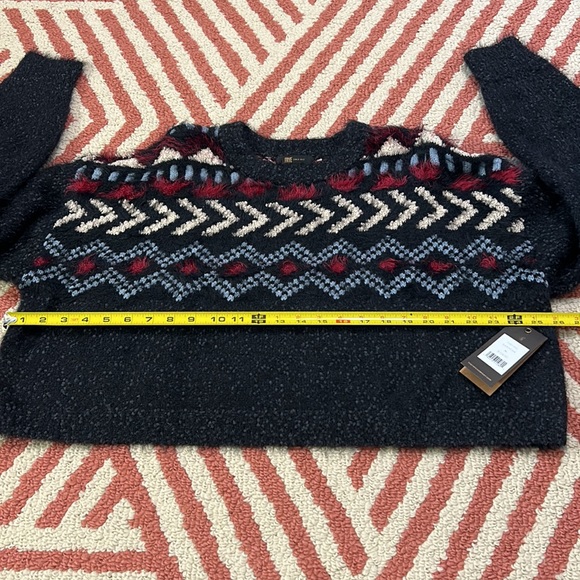 NWT FRYE XL boho funky cropped knit sweater with gorgeous accents! - Picture 13 of 13
